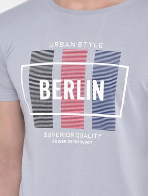 grey printed t-shirt - 17641712 - Standard Image - 5