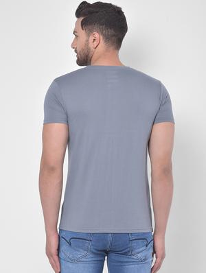 grey printed t-shirt - 17641713 - Standard Image - 3