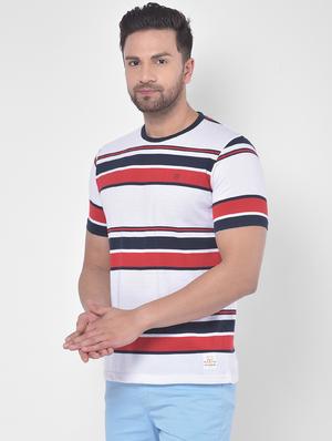 white striped t-shirt - 17641723 - Standard Image - 2