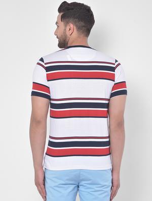 white striped t-shirt - 17641723 - Standard Image - 3