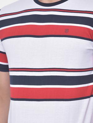 white striped t-shirt - 17641723 - Standard Image - 5