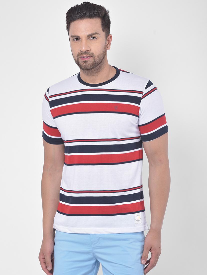 white striped t-shirt - 17641723 - Zoom Image - 1