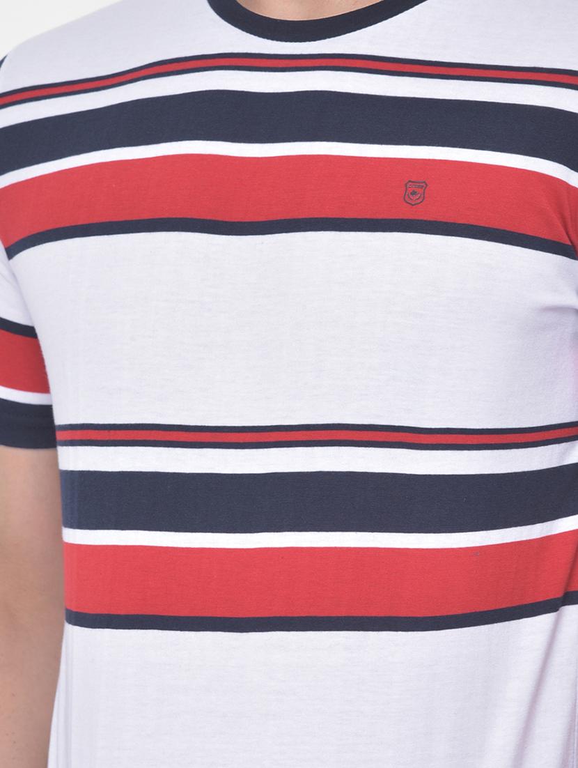white striped t-shirt - 17641723 - Zoom Image - 5