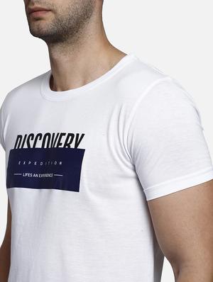 white printed t-shirt - 17641728 - Standard Image - 5