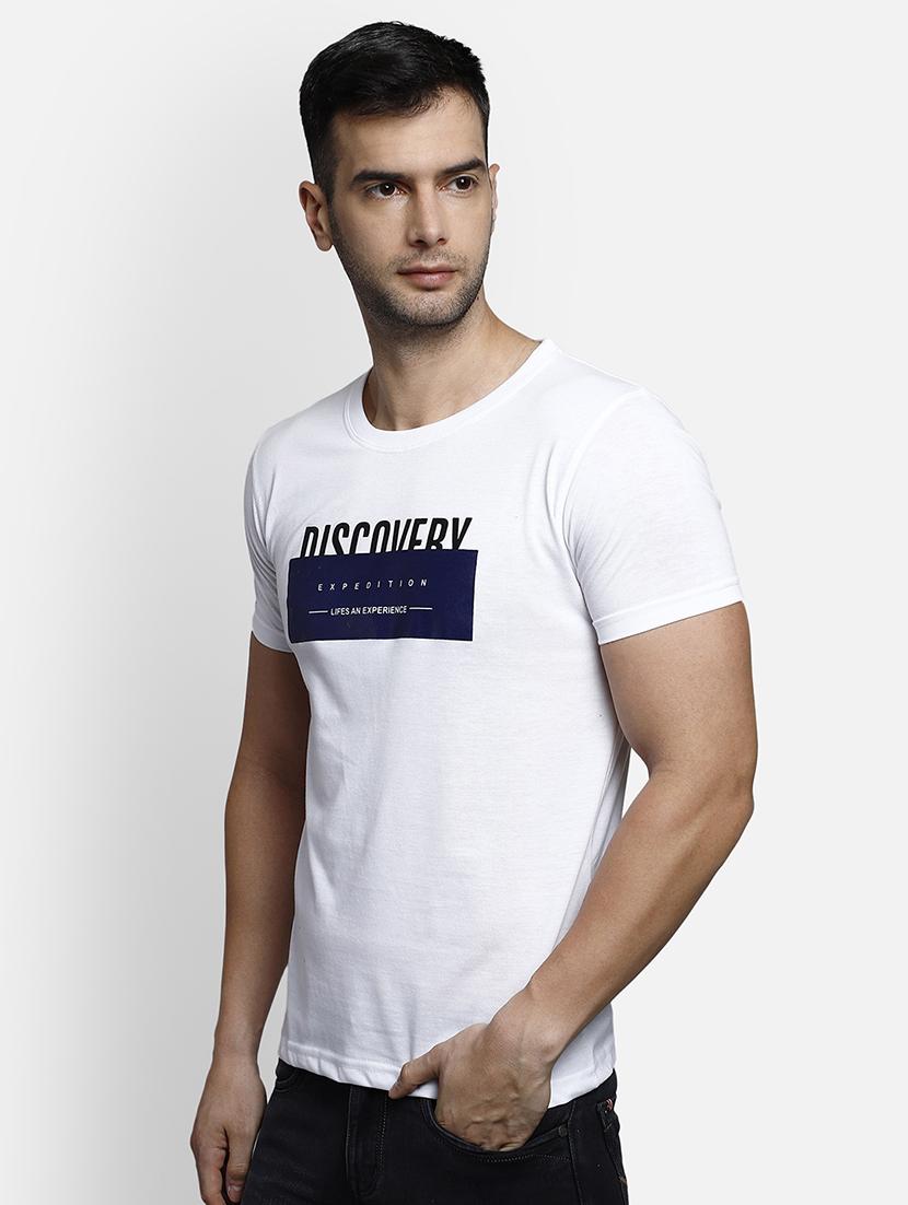 white printed t-shirt - 17641728 - Zoom Image - 2