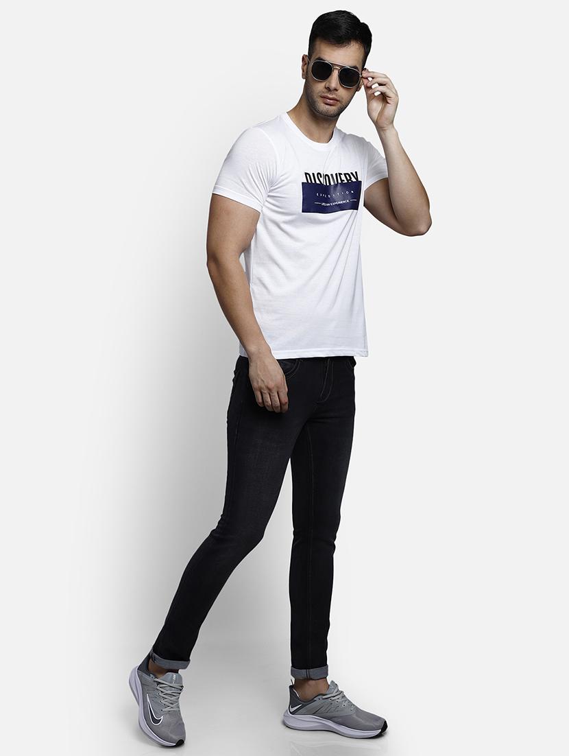white printed t-shirt - 17641728 - Zoom Image - 4