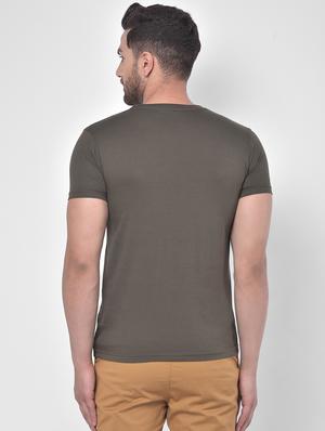 olive green camouflage t-shirt - 17641730 - Standard Image - 3