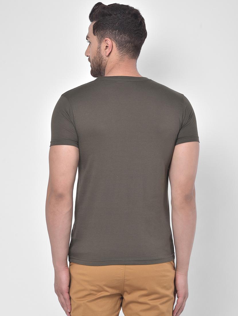 olive green camouflage t-shirt - 17641730 - Zoom Image - 3