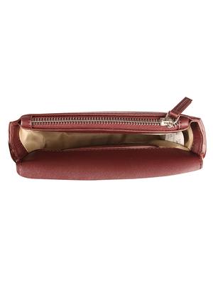 red colored leatherette (pu) regular sling bag - 17641864 - Standard Image - 3