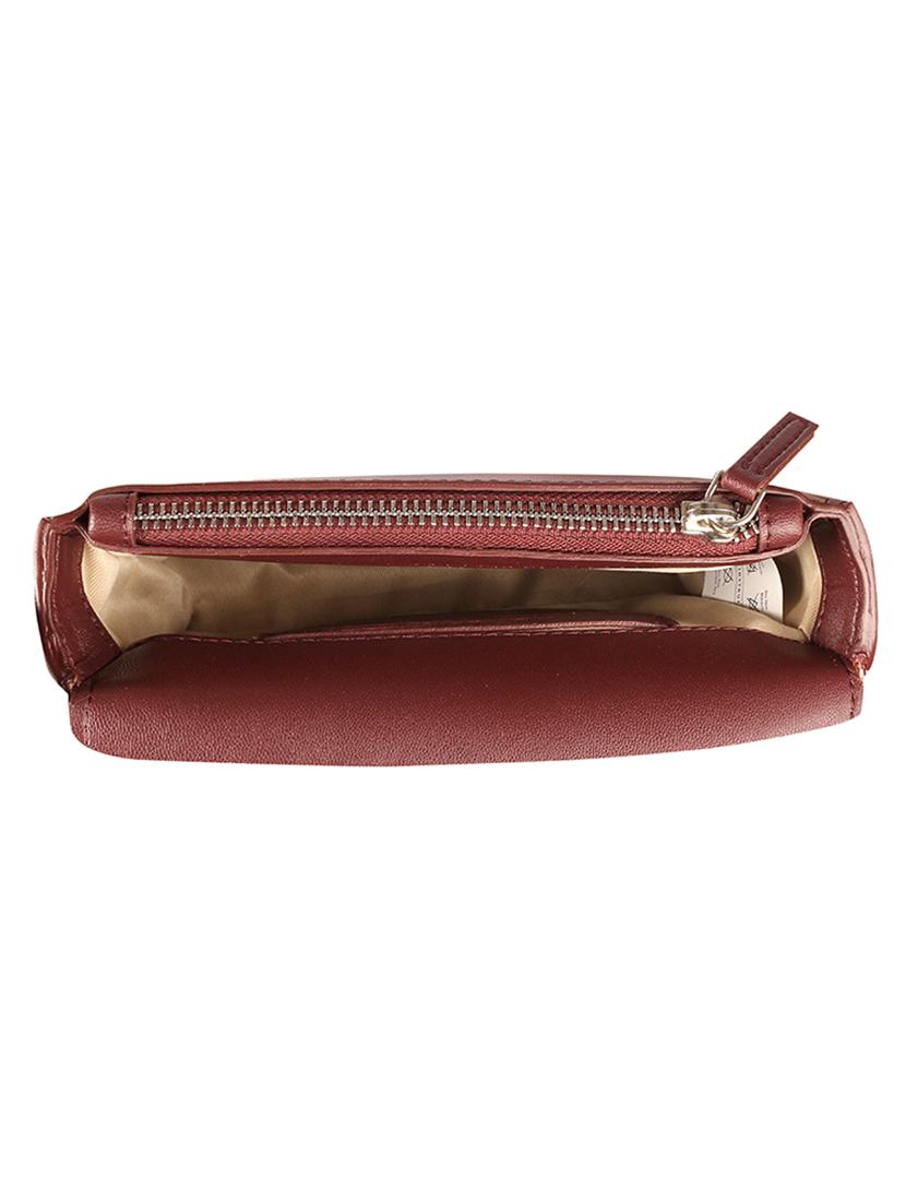 red colored leatherette (pu) regular sling bag - 17641864 - Zoom Image - 3
