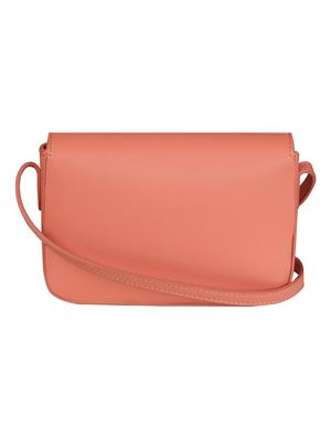 peach colored leatherette (pu) regular sling bag - 17641926 - Standard Image - 2