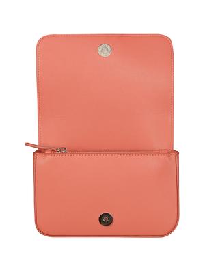 peach colored leatherette (pu) regular sling bag - 17641926 - Standard Image - 3