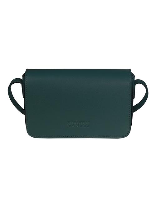 green colored leatherette (pu) regular sling bag - 17641989 - Very Small Image - 1