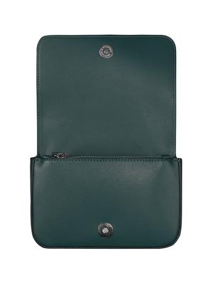 green colored leatherette (pu) regular sling bag - 17641989 - Standard Image - 3