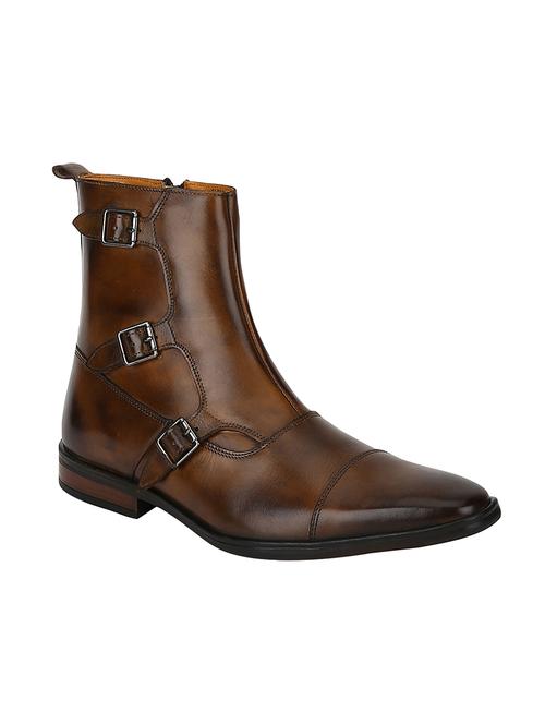 brown slip on boot - 17642174 - Standard Image - 1