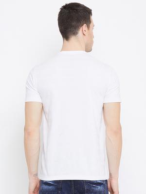 white jacquard t-shirt - 17642430 - Standard Image - 3