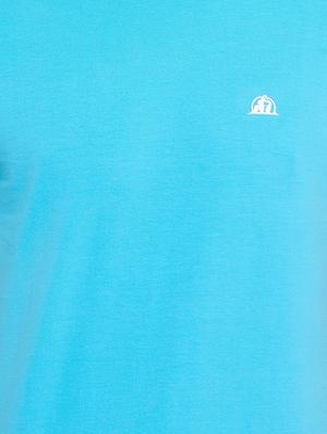 blue jacquard t-shirt - 17642432 - Standard Image - 5