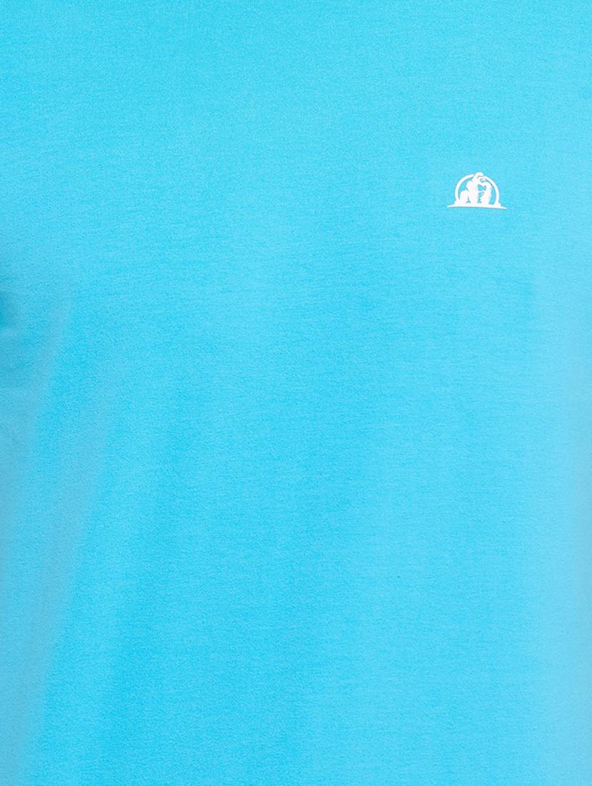 blue jacquard t-shirt - 17642432 - Zoom Image - 5