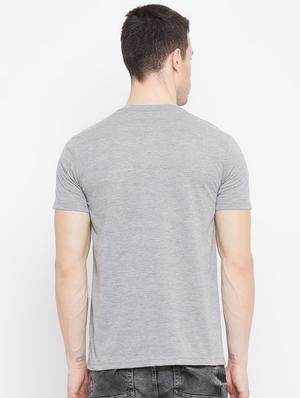 grey jacquard t-shirt - 17642436 - Standard Image - 3