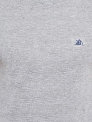 grey jacquard t-shirt - 17642436 - Standard Image - 5