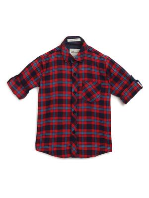 maroon checkered shirt - 17642467 - Standard Image - 2