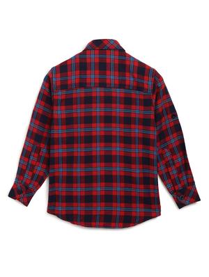 maroon checkered shirt - 17642467 - Standard Image - 3