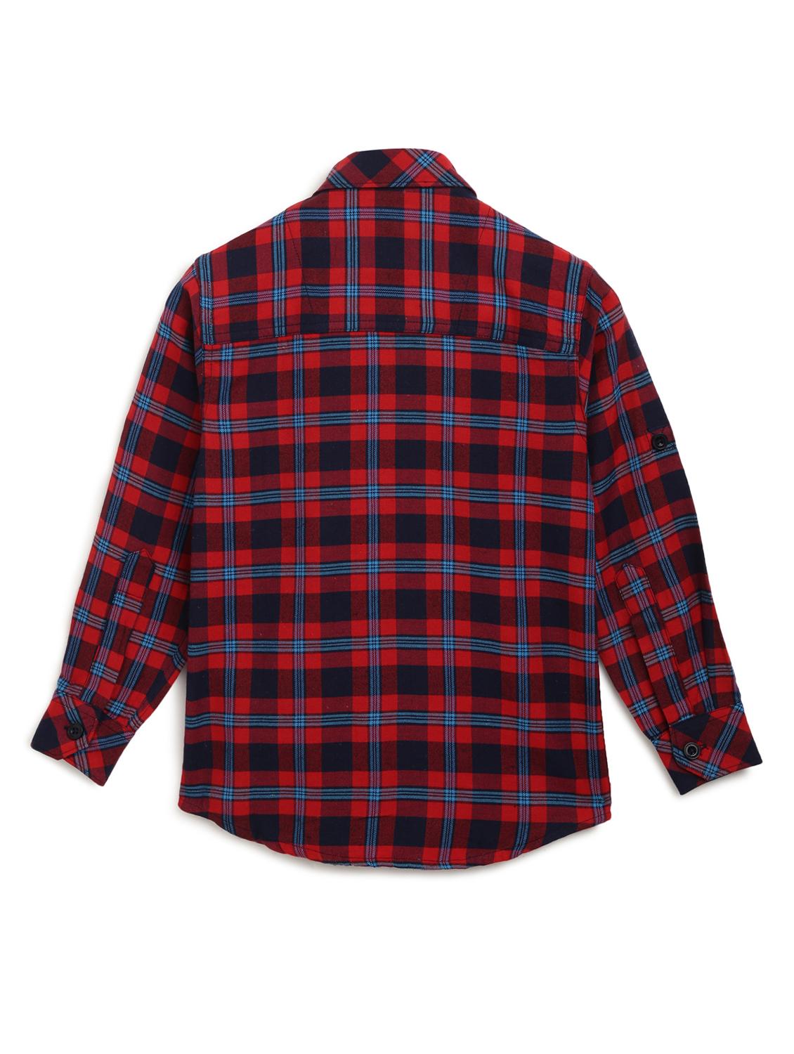 maroon checkered shirt - 17642467 - Zoom Image - 3