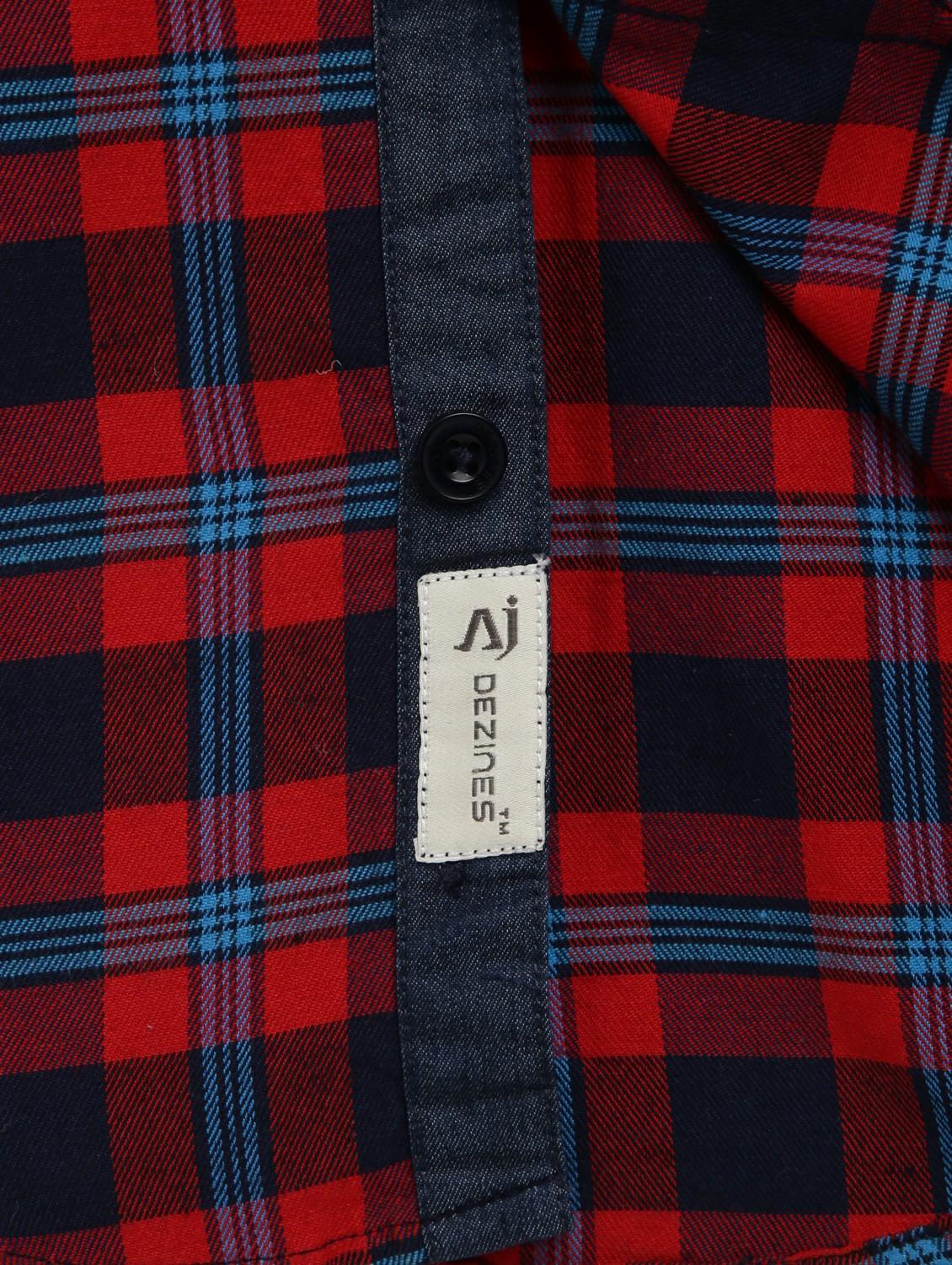 maroon checkered shirt - 17642467 - Zoom Image - 4