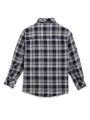 blue checkered shirt - 17642470 - Standard Image - 3