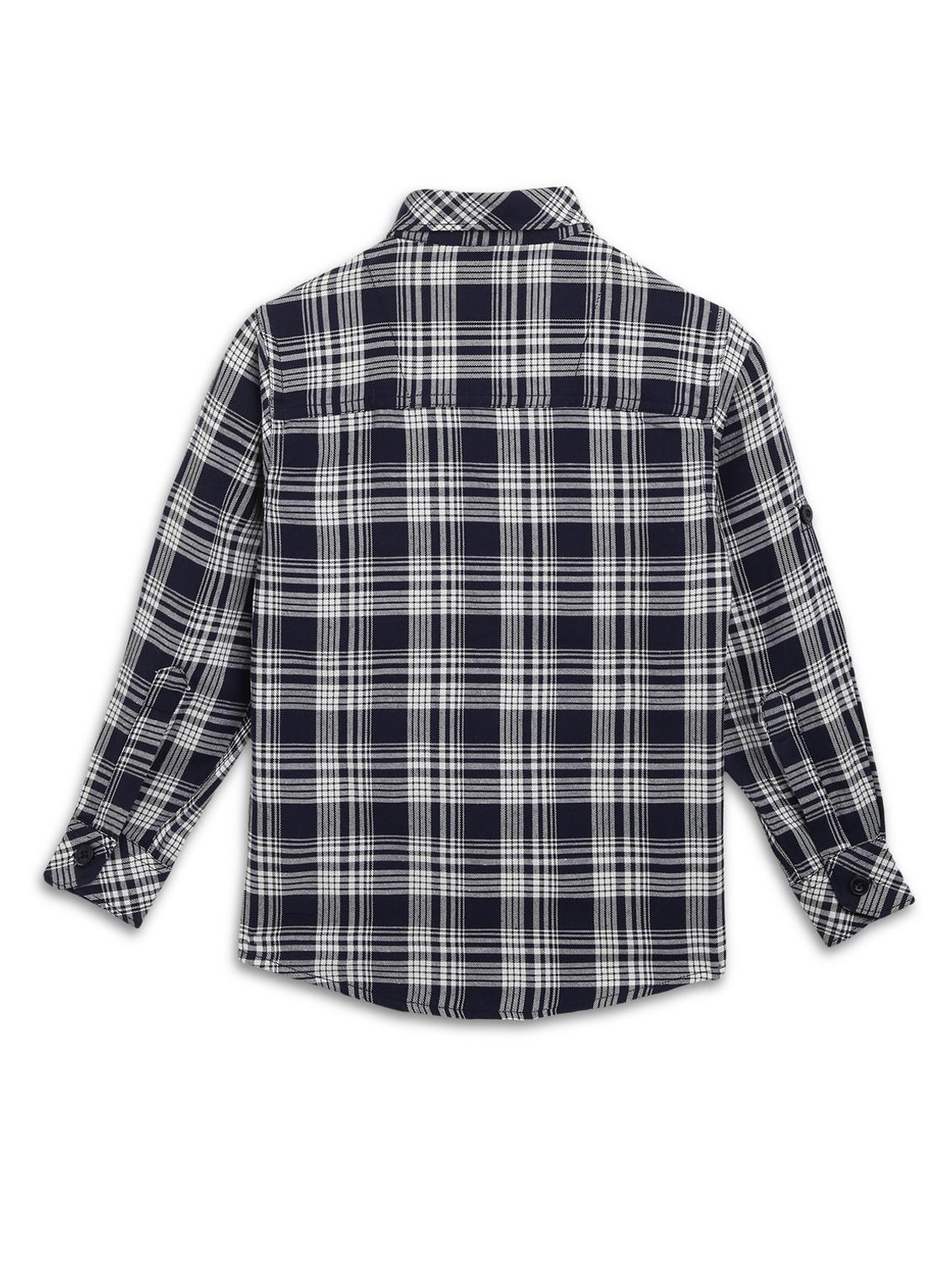 blue checkered shirt - 17642470 - Zoom Image - 3