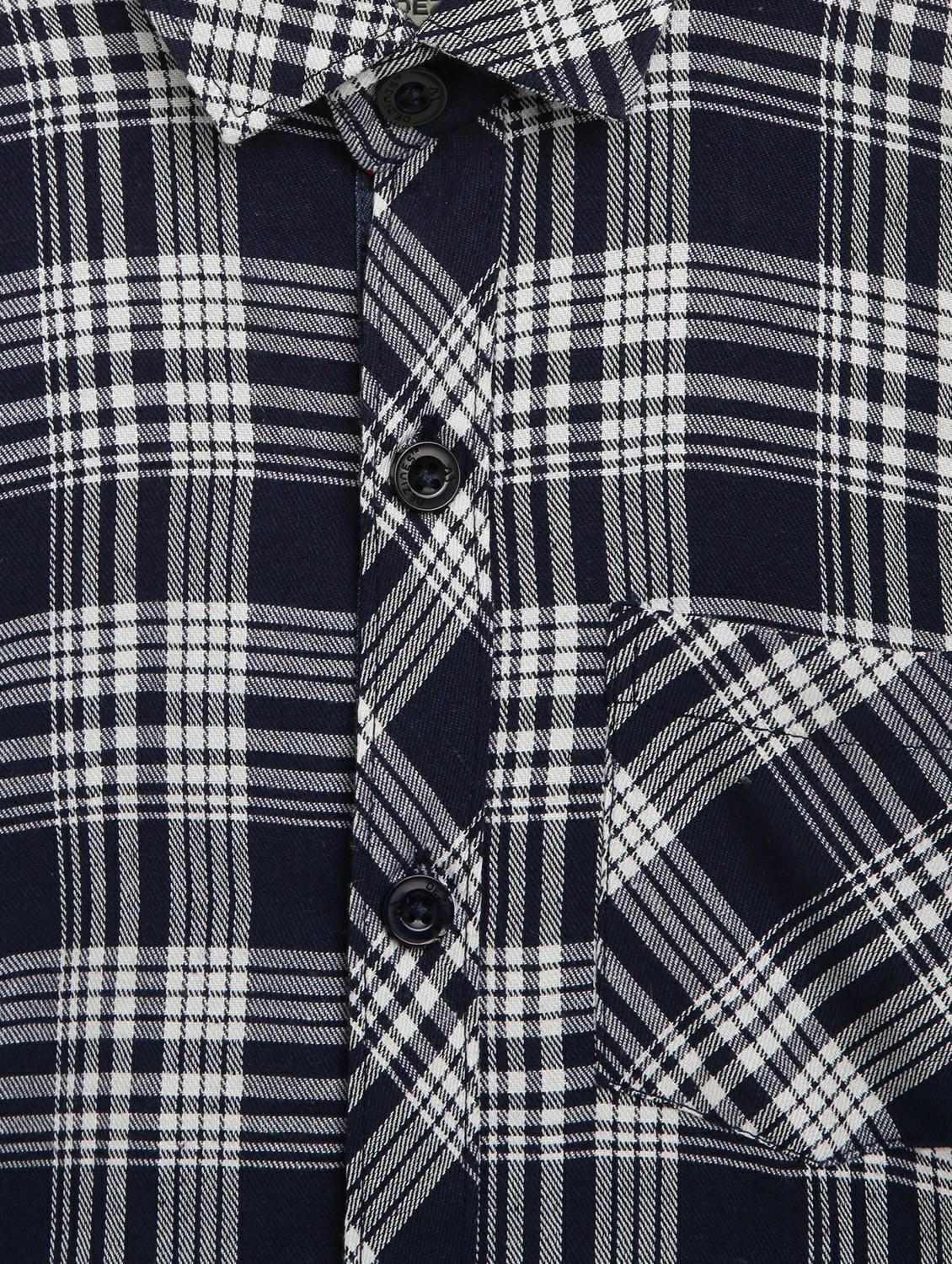 blue checkered shirt - 17642470 - Zoom Image - 5