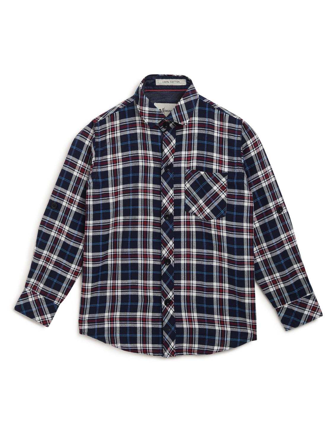 blue checkered shirt - 17642471 - Zoom Image - 1