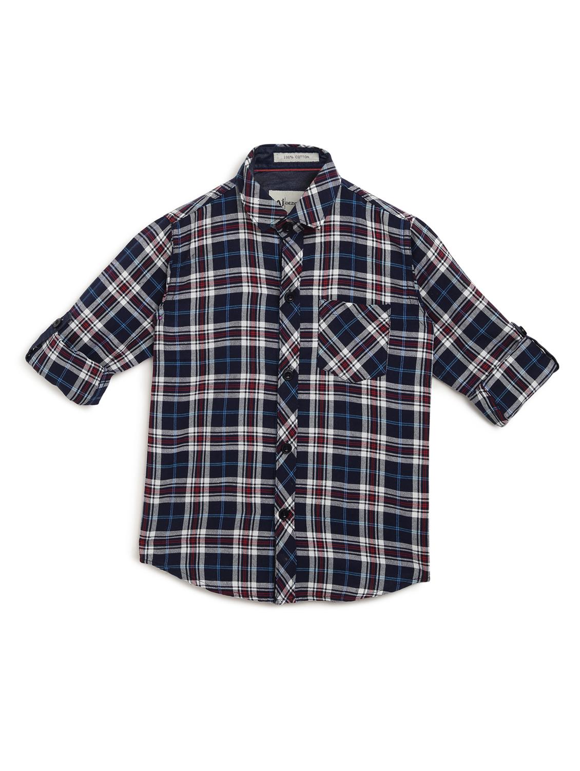 blue checkered shirt - 17642471 - Zoom Image - 2