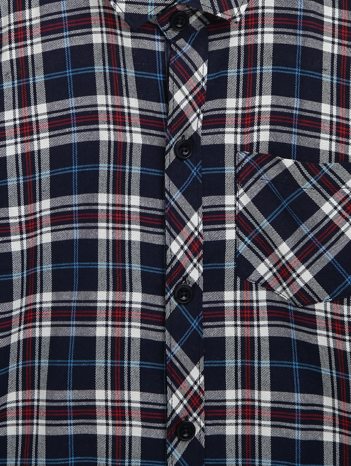 blue checkered shirt - 17642471 - Zoom Image - 5