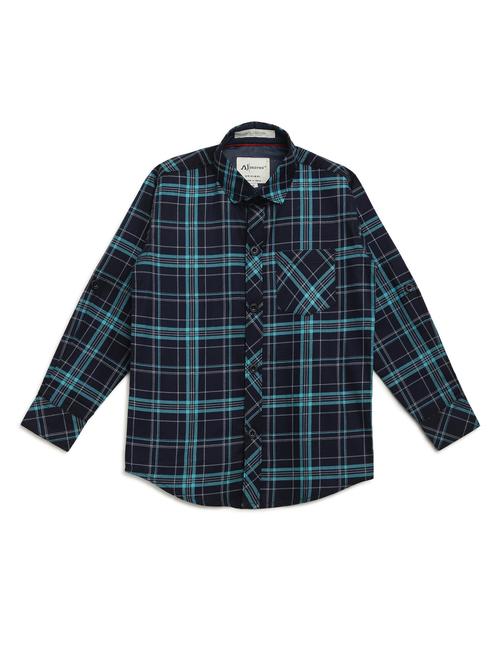 blue checkered shirt - 17642477 - Standard Image - 1