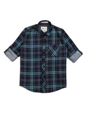 blue checkered shirt - 17642477 - Standard Image - 2