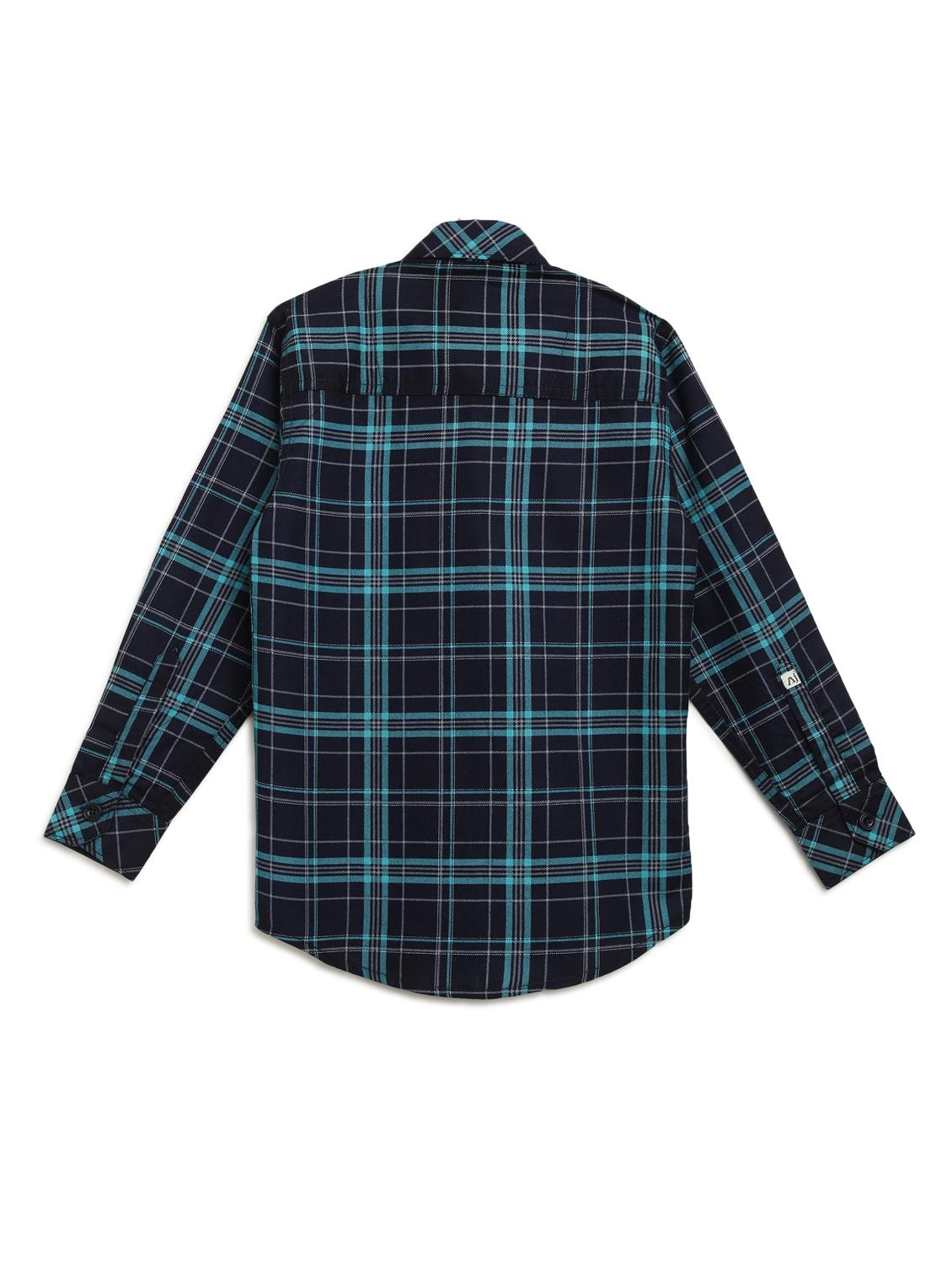 blue checkered shirt - 17642477 - Zoom Image - 3