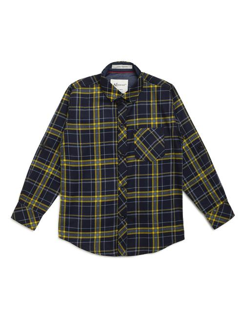 yellow checkered shirt - 17642479 - Standard Image - 1