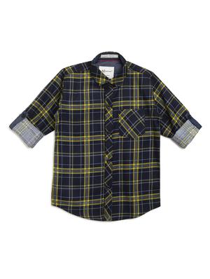 yellow checkered shirt - 17642479 - Standard Image - 2