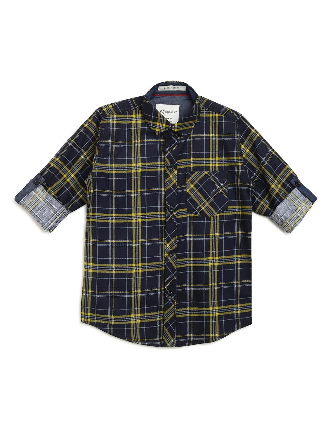 yellow checkered shirt - 17642479 - Zoom Image - 2