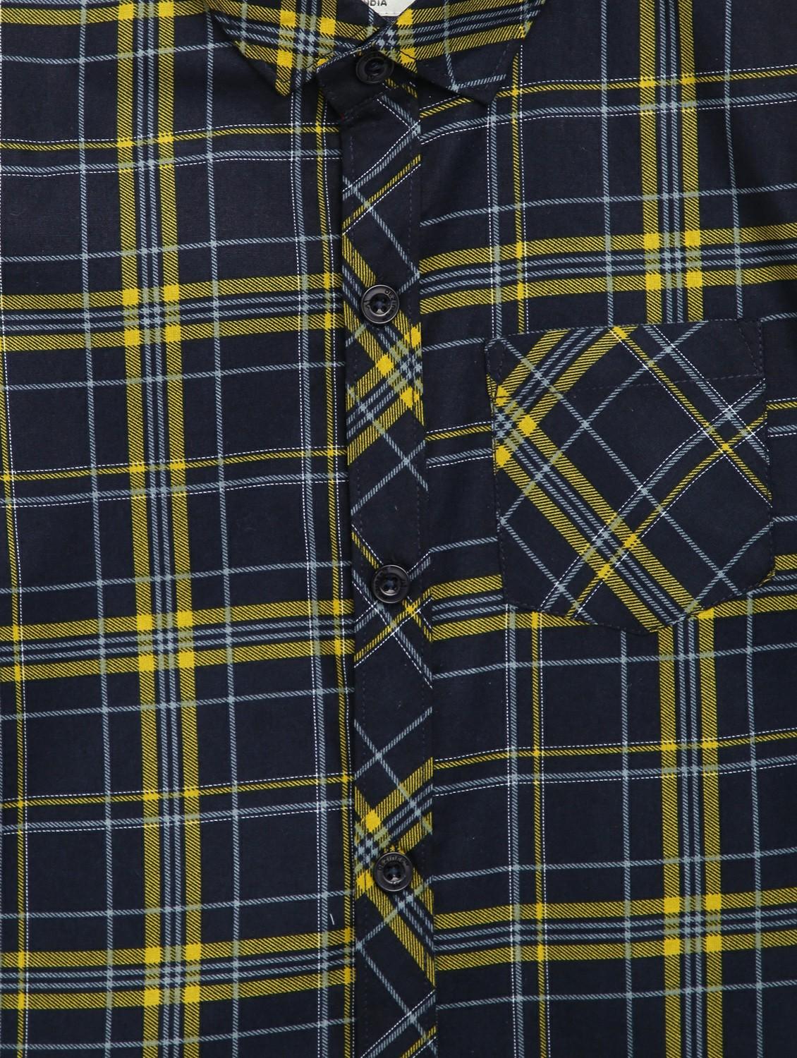 yellow checkered shirt - 17642479 - Zoom Image - 4