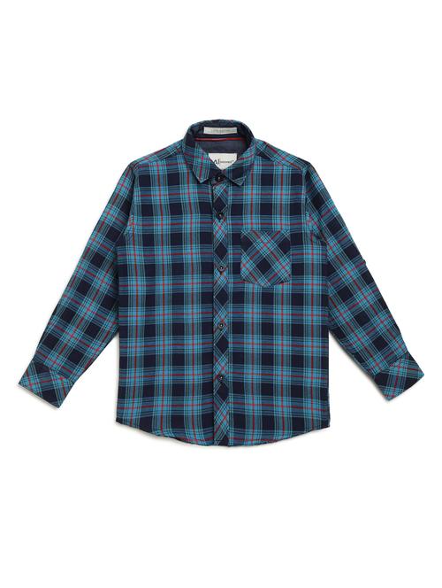blue checkered shirt - 17642480 - Standard Image - 1