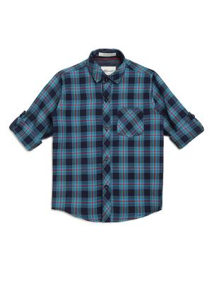 blue checkered shirt - 17642480 - Standard Image - 2