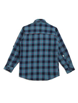 blue checkered shirt - 17642480 - Standard Image - 3