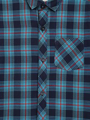 blue checkered shirt - 17642480 - Standard Image - 4