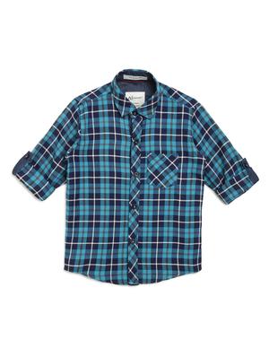 blue checkered shirt - 17642486 - Standard Image - 2