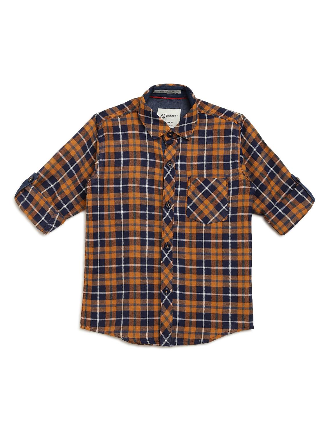 yellow checkered shirt - 17642488 - Zoom Image - 2