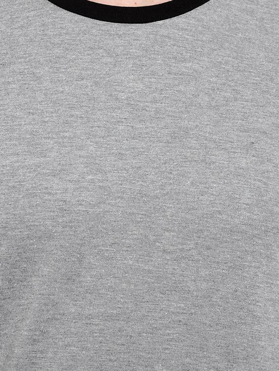 grey taped solid t-shirt - 17643218 - Zoom Image - 6