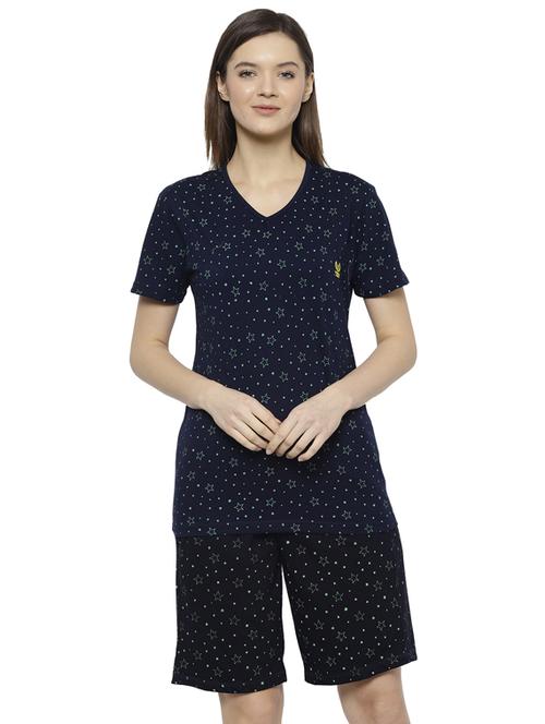 printed nightwear shorts set - 17644979 - Standard Image - 1