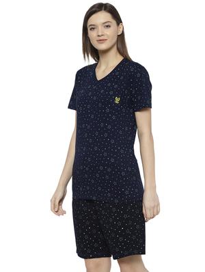 printed nightwear shorts set - 17644979 - Standard Image - 2
